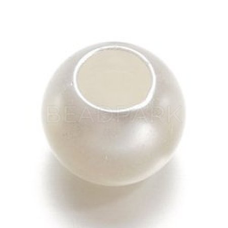 30Pcs ABS Plastic European Beads FIND-PW0024-37B-1
