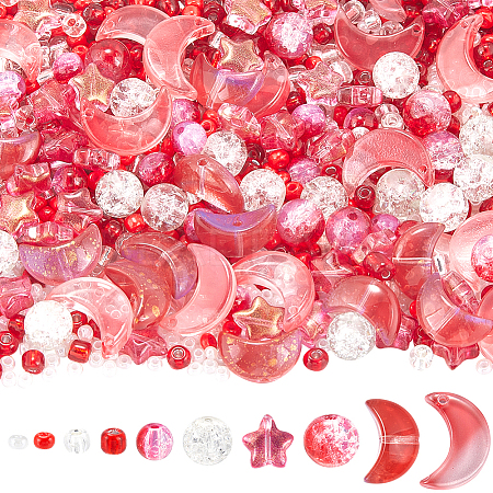 Mixed Styles Glass Beads GLAA-SC0002-20-1