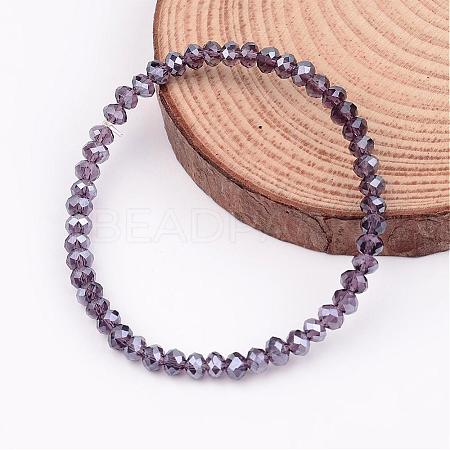 Glass Beaded Stretch Bracelets BJEW-JB02308-02-1