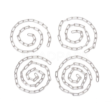Unwelded Iron Paperclip Chains CH-FS0001-01P-1