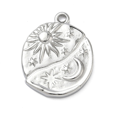304 Stainless Steel Pendants STAS-A142-03P-1