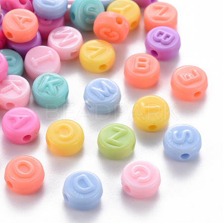Opaque Acrylic Beads MACR-S373-28A-1
