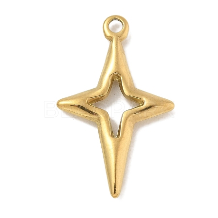 Ion Plating(IP) 304 Stainless Steel Pendants STAS-Q334-55G-1