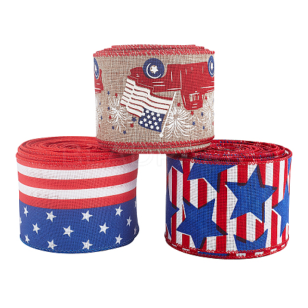 30 Yards 3 Styles Linen Grosgrain Ribbon OCOR-GA0001-18-1