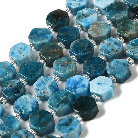 Natural Apatite Beads Strands G-P534-A02-01-1