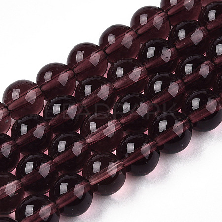 Transparent Glass Beads Strands LS-GLAA-T032-T8mm-19-1