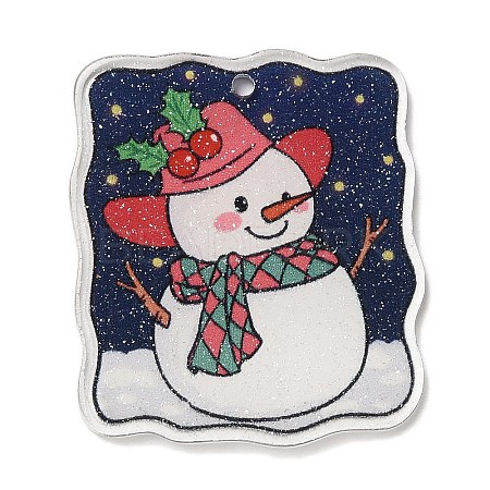 Christmas Series Acrylic Pendants OACR-B012-B05-1