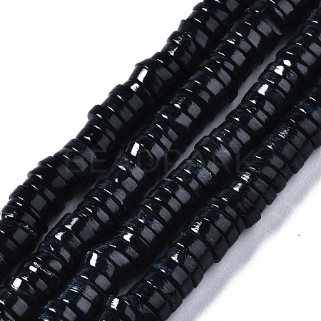 Natural Freshwater Shell Beads Strands SHEL-Q024-001A-1