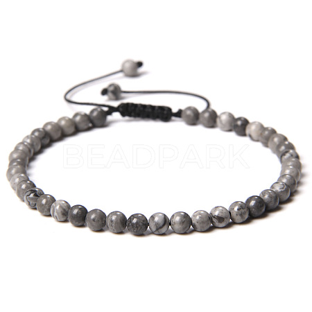 Adjustable Women's Map Stone Beaded Bracelet LS-CN3407-12-1
