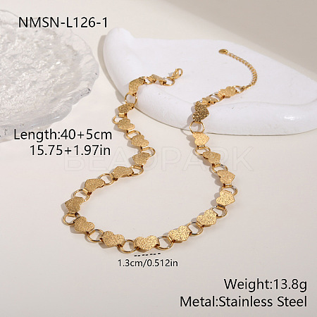 304 Stainless Steel Link Chain Necklaces WG2CD65-01-1