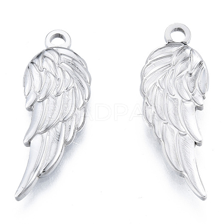 Non-Tarnish 201 Stainless Steel Pendants X-STAS-N098-181P-1