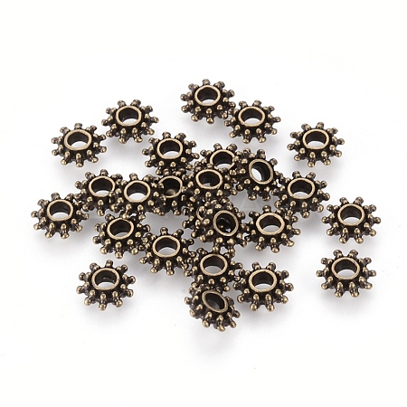 Tibetan Style Spacer Beads MLFH10384Y-NF-1
