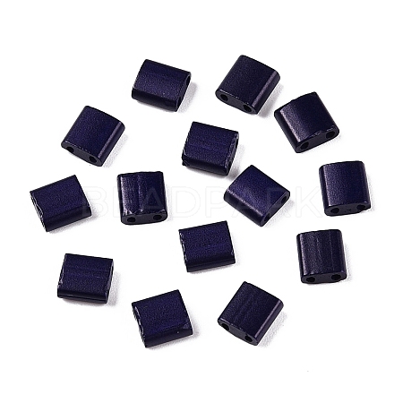 2-Hole Baking Paint Glass Seed Beads SEED-S023-17C-14-1