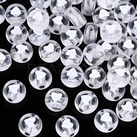 Transparent Clear Acrylic Beads LS-X-TACR-T008-03-1