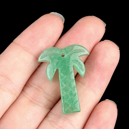 Natural Green Aventurine Pendants PW-WG3631D-10-1