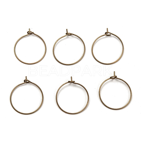 Brass Wine Glass Charm Rings EC067-2AB-NF-1