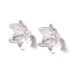 Transparent Acrylic Bead Caps OACR-H016-05B-2