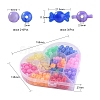 240Pcs 9 Colors Acrylic Beads MACR-YW0001-71-3