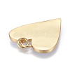 Brass Enamel Pendants KK-M205-13G-08-2