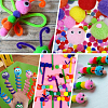 150Pcs Polyester Pom Pom Ball DIY-SC0031-33D-6