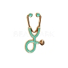 Medical Echometer Enamel Pin JEWB-WH0023-18G-03-1