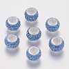 Rondelle Polymer Clay European Beads FIND-U001-01V-1