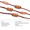 Imitation Wood Acrylic Beads and Resin Beads DIY-NB0002-68-4