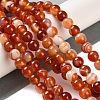 Natural Striped Agate/Banded Agate Beads Strands G-Z060-A01-A05-2