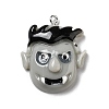 Halloween Opaque Resin Pendants X-RESI-B011-06-2