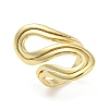 Brass Wrapped Open Cuff Rings RJEW-I100-01G-2