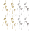 8Pcs 2 Colors Brass Chain Tassel Big Pendants KK-ME0003-55-1