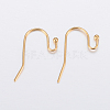 Ion Plating(IP) 304 Stainless Steel Earring Hooks X-STAS-H448-01G-1