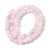 Natural New Jade & Rose Quartz & Dyed White Jade Beads Strands GG-CBA3BF1-A01-8mm-3