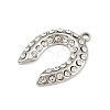 304 Stainless Steel with Crystal Rhinestone Pendants SA-CBABA5E-21P-2