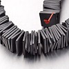 Non-magnetic Synthetic Hematite Bead Strands G-F300-20B-F09-1