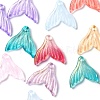 120Pcs Transparent Spray Painted Glass Pendants GLAA-LS0001-01-4