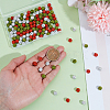 150Pcs 3 Colors Rhinestone Pave Disco Ball Beads RB-UN0001-17B-3