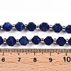 Natural Lapis Lazuli Beads Strands G-O201B-25-1-5