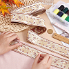 10 Yards Ethnic Style Embroidery Polyester Ribbons OCOR-WH0082-78A-3