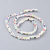 Handmade Millefiori Glass Bead Strands LAMP-J035-4mm-11-3