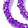 Baking Electroplate Glass Beads Strands DGLA-A039-J2MM-B05-3