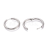 Tarnish Resistant 201 Stainless Steel Huggie Hoop Earrings EJEW-O095-05-13-3