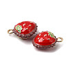 Alloy Enamel Pendants PALLOY-T094-04A-01-2