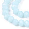 Opaque Solid Color Glass Beads Strands EGLA-A034-P2mm-D06-3