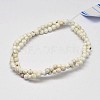 Round Natural Magnesite Beads Strands G-M138-39-2