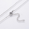 304 Stainless Steel Chain Necklaces NJEW-O108-39P-4