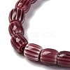 Handmade Lampwork Chevron Beads Strands X-LAMP-K041-01B-02-4
