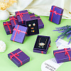 Rectangle Paper Jewelry Set Storage Boxes with Bowknot X1-CON-TAC0014-04B-7