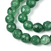 Dyed Natural White Jade Beads Strands G-T139-6mm-60-19-3