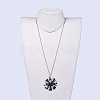 (Jewelry Parties Factory Sale)Cellulose Acetate(Resin) Pendant Necklaces NJEW-JN02459-02-5